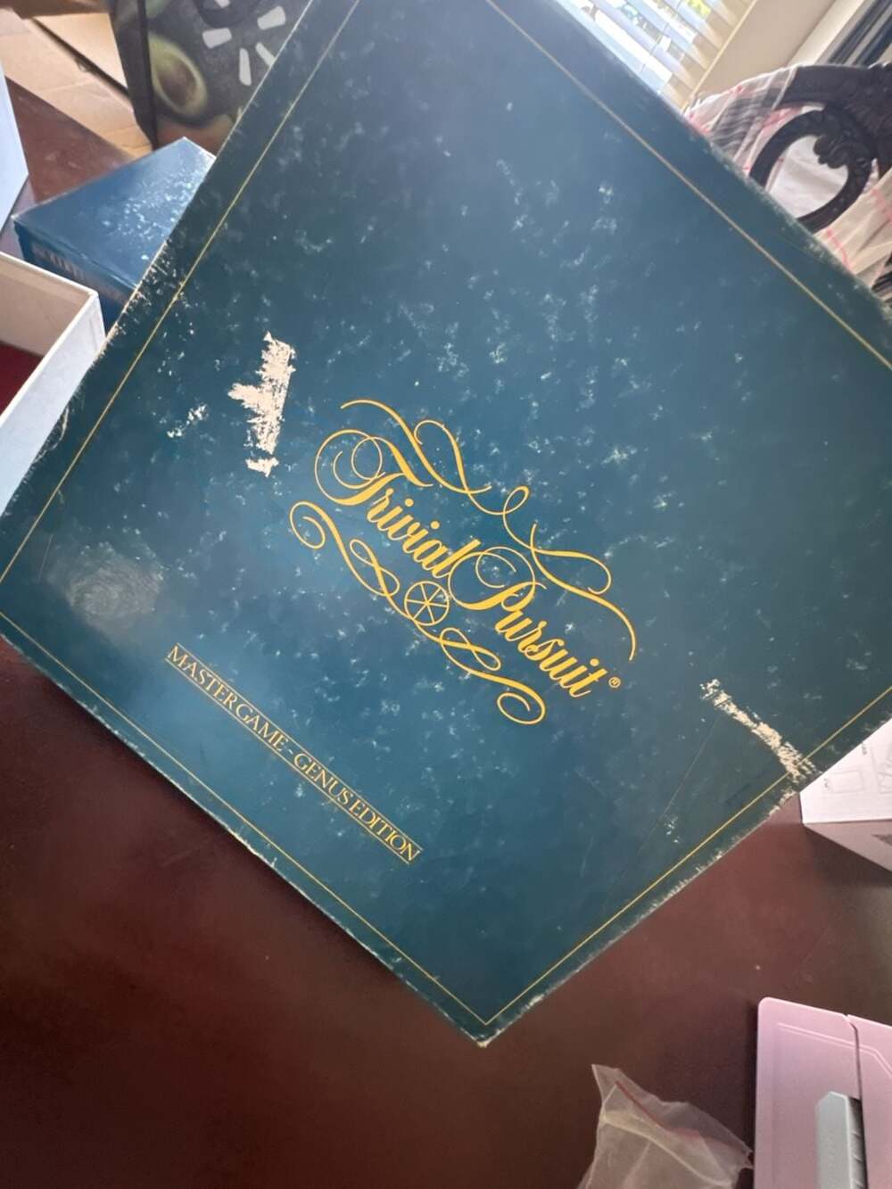 Vintage 1981 Trivial Pursuit Master Game Genus Edition Board Game